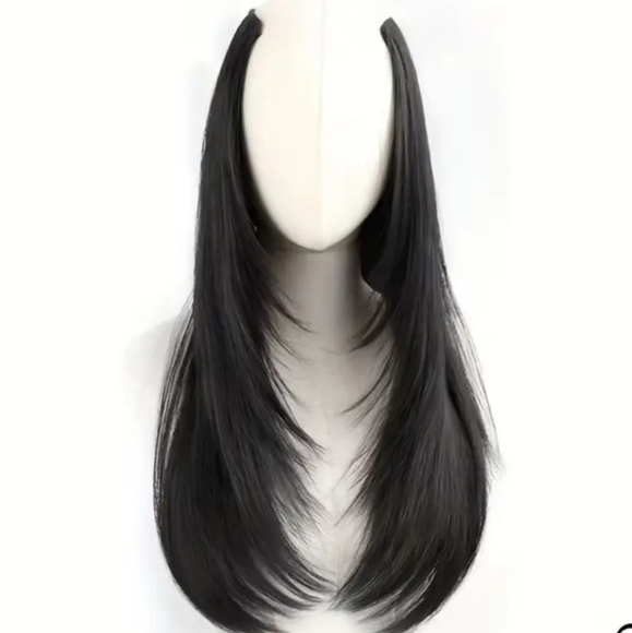 Sleek Black Hair Extension 22" New - Picture 1 of 1